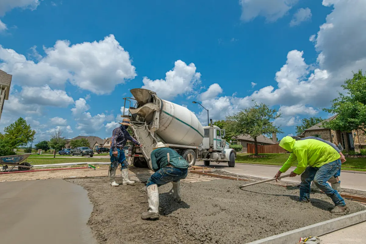 Concrete Contractor work scene used as an illustrative stock photo for Pittsburgh